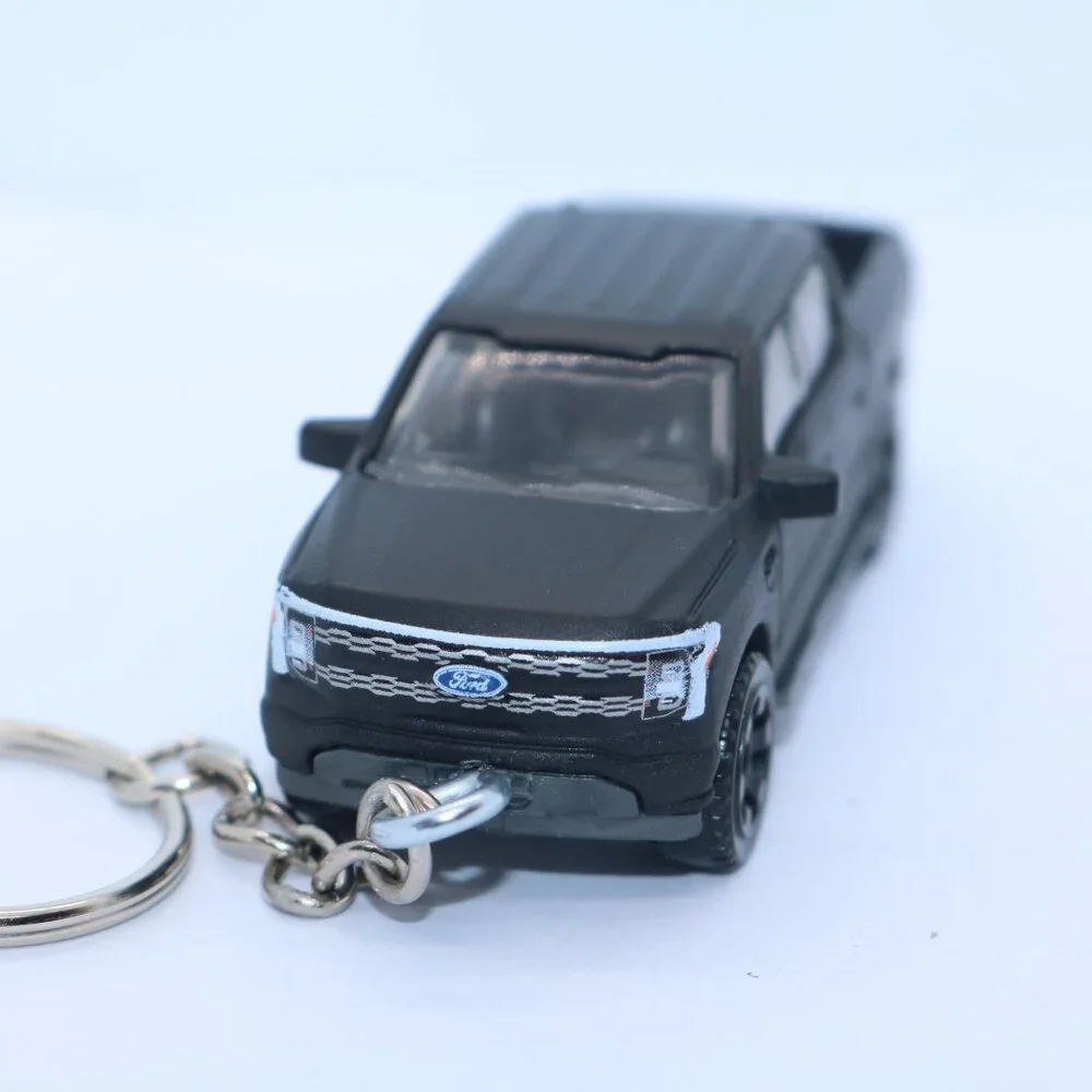 2022 Ford F-150 Lightning truck custom keychain 1/64 scale